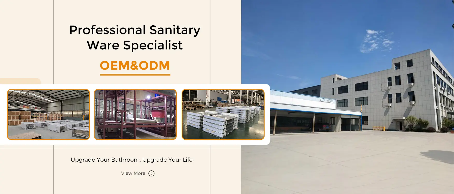 Professional Sanitary Ware Specialist OEM&ODM