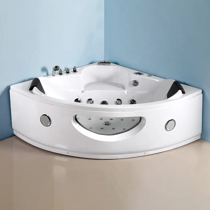 Corner 2 Person Back wall Massage & Whirlpool bathtub Anlaike KF629 for bathroom