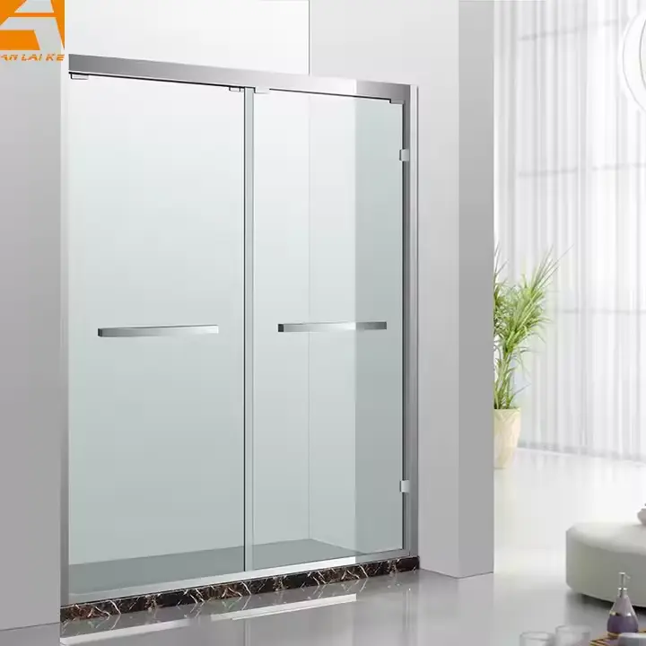 Stainless Steel Bathroom Shower Glass Partition Anlaike KF-2309