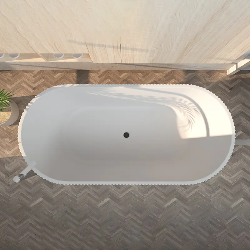Acrylic Freestanding Bathtub for Bathrooms Modern Bathtub